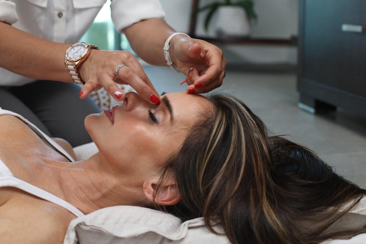 Skin treatment care atmosphere — temporary placeholder imagery