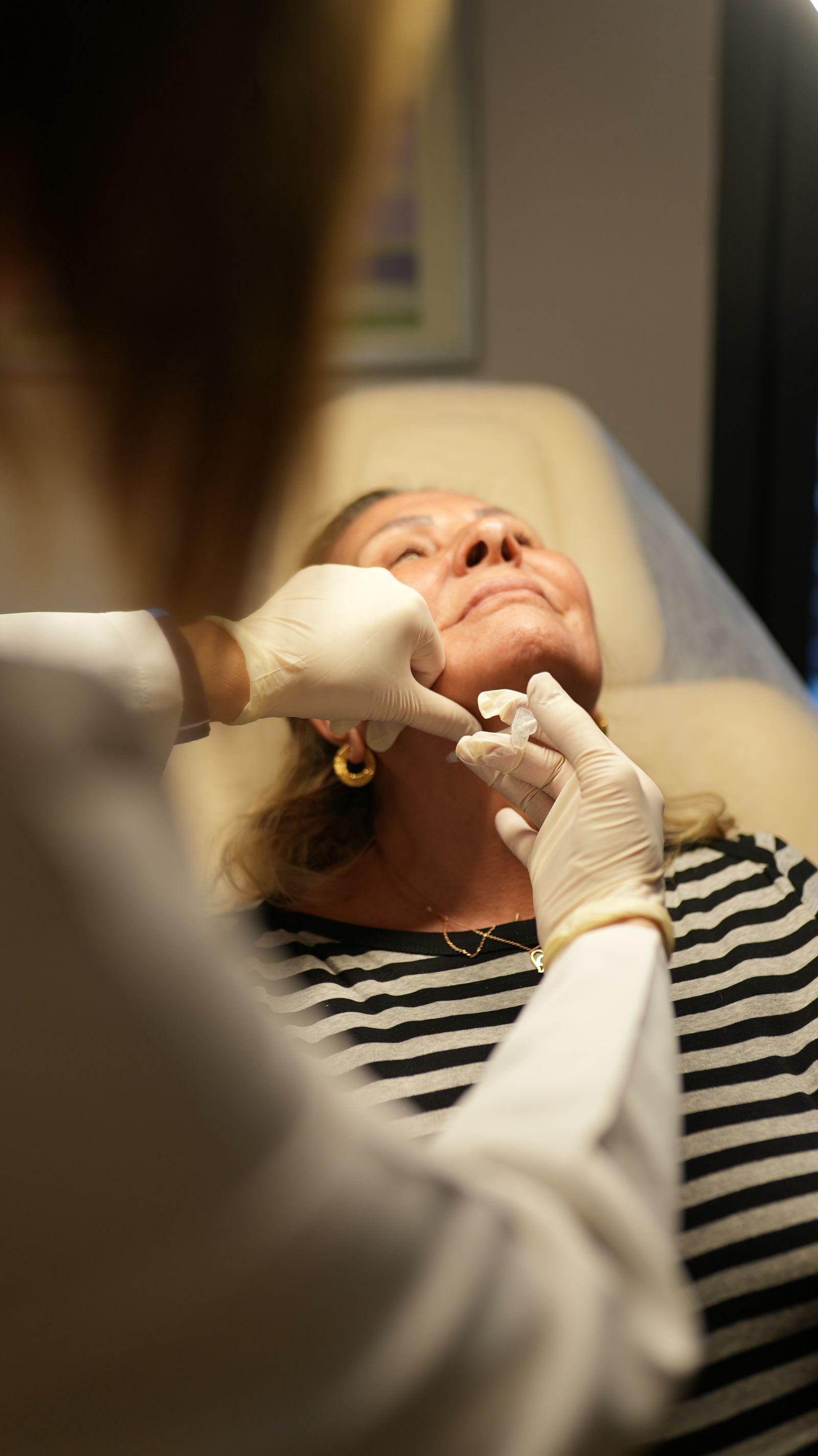 Editorial photograph related to Deep Cleaning. Not a Miss Noora patient result.